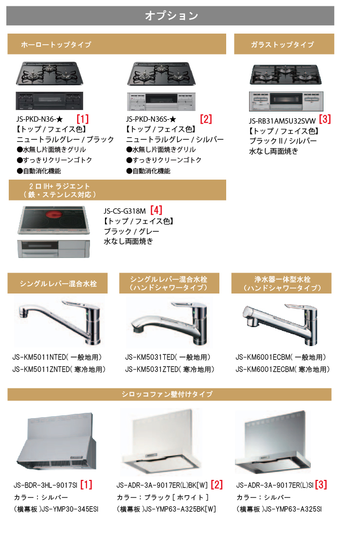 永大産業 システムキッチン ラポッテ Lapotte お買い得プラン間口2550mm I型 グループ1 奥行65cm メーカー直送 I型W2550  コンパネ屋 本店