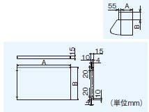  32cm OH MITSUBISHI [P-3220KP-BK] Wt[ht@pVXe