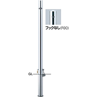 s[ Ԏ~ p{̂̂ 48.6(t1.5)~H850mm J[:XeX [PA-48SK-F00HONTAI] T|[ 󒍐Yi LZs [1 [J[