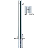 s[ Ԏ~ 400 p{̂̂ 101.6(t2.0)~H1000mm J[:XeX [PA-11SK4-F01HONTAI] T|[ 󒍐Yi LZs [1 [J[