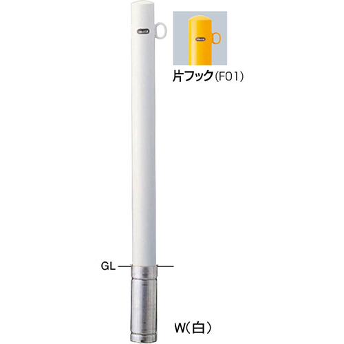 s[Ԏ~ X`[ ЃtbN p{̂̂ 76.3(t2.8)~H850mm J[: [FPA-8S-F01(W)HONTAI] T|[ 󒍐Yi LZs [1 [J[