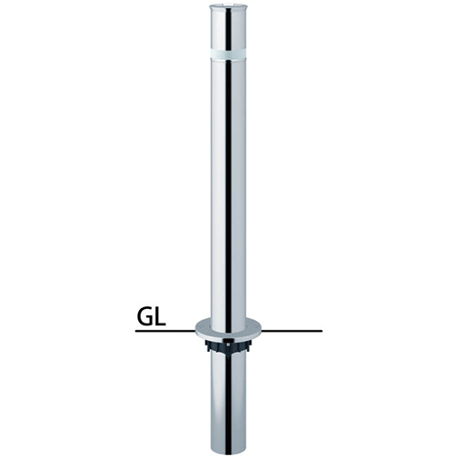 t^[ Ԏ~ 76.3(t2.0)~H700mm J[:XeX [LA-8U] T|[ 󒍐Yi LZs [1