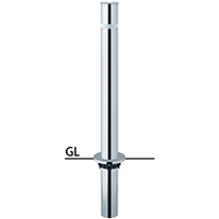 t^[ Ԏ~ 76.3(t2.0)~H700mm J[:XeX [LA-8U] T|[ 󒍐Yi LZs [1