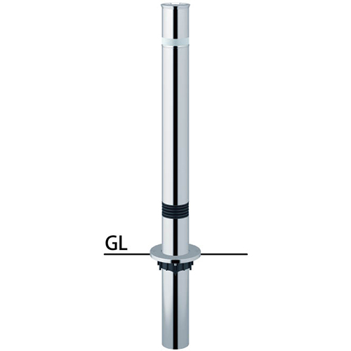 t^[ Ԏ~ 76.3(t2.0)~H700mm J[:XeX [LA-8US] T|[ 󒍐Yi LZs [1 [J[