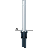 t^[ ㉺Ԏ~ p{̂̂ 76.3(t2.0)~H700mm J[:XeX [LA-8KHONTAI] T|[ 󒍐Yi LZs [1