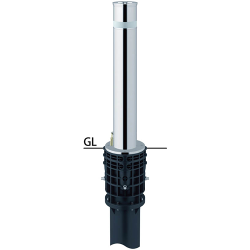 t^[ ㉺Ԏ~ p{̂̂ 114.3(t2.5)~H700mm J[:XeX [LA-12KHONTAI] T|[ 󒍐Yi LZs [1 [J[