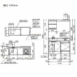 y[4TԁzNibv ~jLb` dCR^Cv [LK1200(A/B/C)(VNʒuR/L)P100V] Ԍ1200 CErz[Xt