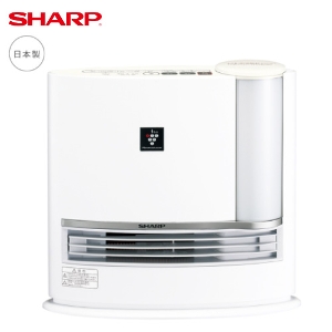SHARP 加湿セラミックファンヒーター HX-L120-W ホワイト系