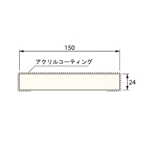 抗菌樹脂製ドア枠 三方枠セット [SP-N7503M24 ] ムクタイプ 縦枠150×上枠150×間口800×高さ2200 城東テクノ