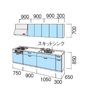 y[J[zNV VXeLb` VGS [shierasi1116l1] Ԍ300cm W3000mm ǕtI^ s65cm {v O[v1