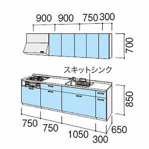 NV VXeLb` VGS Ԍ285cm W2850mm ǕtI^ s65cm {v O[v1 [J[