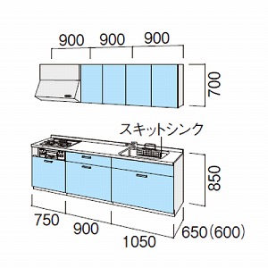 NV VXeLb` VGS Ԍ270cm W2700mm ǕtI^ s65cm {v O[v1 [J[