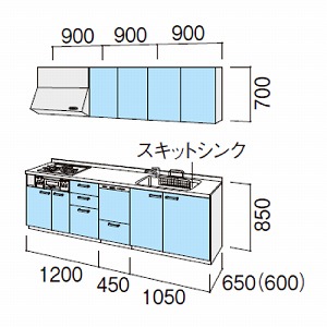 NV VXeLb` VGS H@t Ԍ270cm W2700mm ǕtI^ s65cm Jv O[v1 [J[