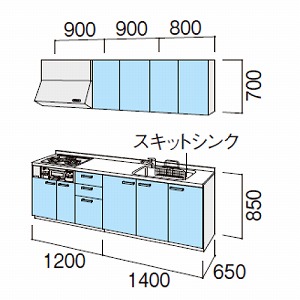 NV VXeLb` VGS Ԍ260cm W2600mm ǕtI^ s65cm Jv O[v1 [J[