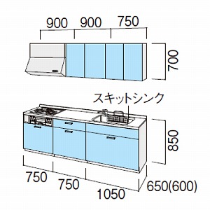 NV VXeLb` VGS Ԍ255cm W2550mm ǕtI^ s65cm {v O[v1 [J[