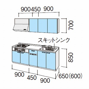 NV VXeLb` VGS H@t Ԍ225cm W2250mm ǕtI^ s65cm Jv O[v1 [J[