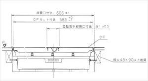 YPC(旧 吉川化成) 樹脂枠気密断熱型床下点検口(クッションフロアー用 