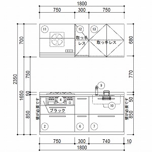 TOTO VXeLb` ~be Ԍ180cm W1800mm I^ s65cm {v O[v1 [J[