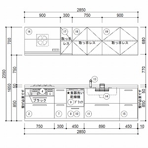 TOTO VXeLb` ~be Ԍ285cm W2850mm I^ s65cm {v O[v2 H킠 [J[