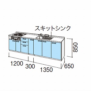 NV VXeLb` VGS ̂ Ԍ285cm W2850mm ǕtI^ s65cm Jv O[v2  [J[