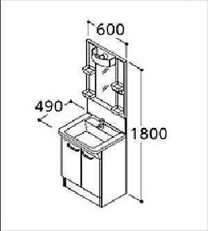 ʉϑ BV[Y 1ʋ TOTO [LMBA060B1GDG1G+LDBA060BAGMS1A] Ԍ600 GRVO GR~[Ȃ [J[