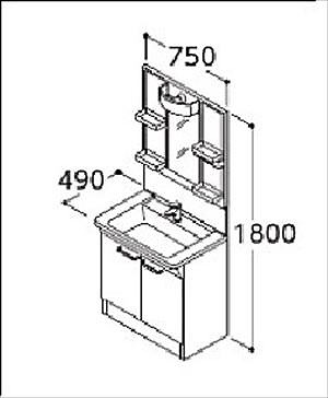 ʉϑ BV[Y 1ʋ TOTO [LMBA075B1GDG1G+LDBA075BAGMS1A] Ԍ750 GRVO GR~[Ȃ [J[