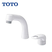 即日出荷 TOTO 洗面水栓 シングル混合水栓 [TLS05301J] エコシングル ハンドシャワー