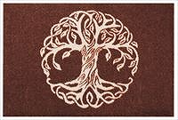 N[ebNX }bg wash+dry [AB00449] K034A Tree of Life Reddish Brown  50  x  75  cm [J[