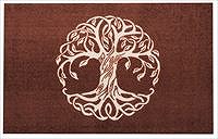 N[ebNX }bg wash+dry [AB00450] K034B Tree of Life Reddish Brown  75  x  120  cm [J[
