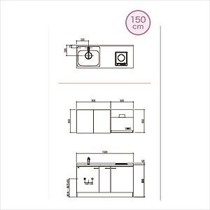 T䐻쏊 RpNgLb` |ύ [SC-1500SFP2] Ԍ1500mm TOPtbg(M@햳) VOo[ [2Tԁ` [J[