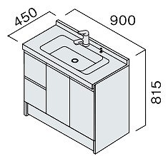 ʉϑ V[CXD450 900mm o WJE^[ pi\jbN Panasonic [XGQC90D4HK] ̂