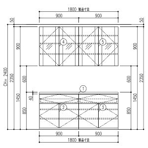 NV HI VGS JE^[v S1001 Ԍ180cm O[v2 1iot Jv