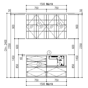 NV HI VGS JE^[v S1007 Ԍ150cm O[v1 Ɠd[(Crojbgt) iov