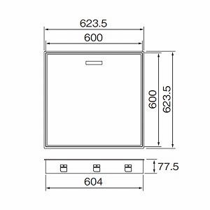 C^_ W^ Joto 铌eNm [SPF-R6060F15-] 600~600 t[O킹^Cv 15mmp   [J[