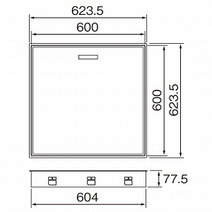 C^_ fM^ Joto 铌eNm [SPF-R60F12-UA1-] 600~600 t[O킹^Cv 12mmp   [J[