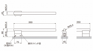 y[J[zHOT-eRACK zbgC[bN Eh^Cv 350mm Ў^   [HER1-RD350/1S-WC] ^IEH[}[ ^Iq[^[ CmxbNX