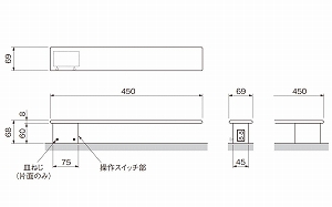 y[J[zHOT-eRACK zbgC[bN tbg^Cv 450mm Ў^   [HER1-FT450/1S-WC] ^IEH[}[ ^Iq[^[ CmxbNX