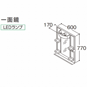 ʉϑ IN^[uCg Ԍ600 ʋ TOTO [LMFS060A1GD1G] LEDv zCg ϋ ~[̂ [J[