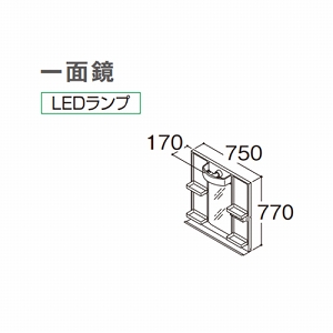 ʉϑ IN^[uCg Ԍ750 ʋ TOTO [LMFS075A1GD1G] LEDv zCg ϋ ~[̂ [J[