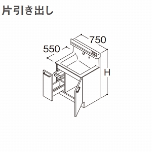 ʉϑ IN^[uCg Ԍ750 Јo TOTO [LDSFS075JD1] Oʋp ̂ [J[