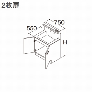 ʉϑ IN^[uCg Ԍ750 2 TOTO [LDSFS075AD1] Oʋp ̂ [J[