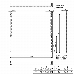  X}[gXNGAt[hp 60cm^Cv ubN pi\jbN Panasonic [FY-MH656DJ-K] Wt[hp  C