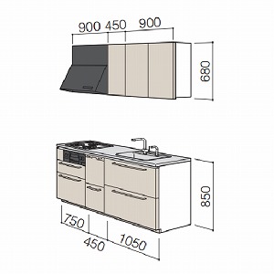 VXeLb` UENb\ TOTO Ԍ225cm 2250mm I^ s65cm {v O[v6A1E6A2  H@ [J[