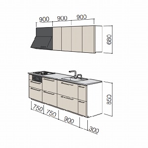 VXeLb` UENb\ TOTO Ԍ270cm 2700mm I^ s65cm {v O[v6A1E6A2  [J[