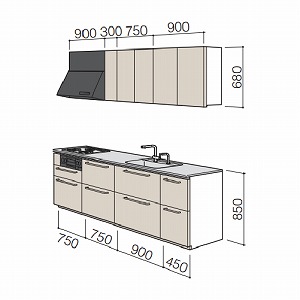 VXeLb` UENb\ TOTO Ԍ285cm 2850mm I^ s65cm {v O[v5AE5B  [J[