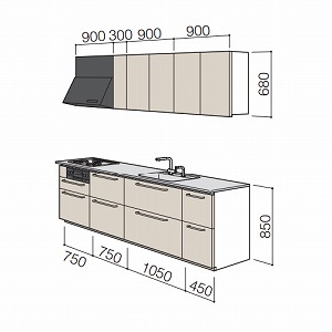 VXeLb` UENb\ TOTO Ԍ300cm 3000mm I^ s65cm {v O[v6A1E6A2  [J[