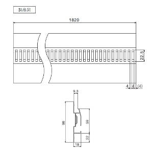 VC 20{ 铌eNm joto [FV-N0408P-] KV6E8mm 1820mm ͂@lŔK{ @ll菤i [J[