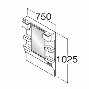 ʉϑ ϋ HVV[Y 1ʋ Ԍ750mm nEXebN [HVM-L750HM-1A-HG] ~߃q[^[t [J[