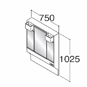 ʉϑ ϋ HVV[Y 3ʋ Ԍ750mm nEXebN [HVM-L750HM-3B-HG] ~߃q[^[t [J[