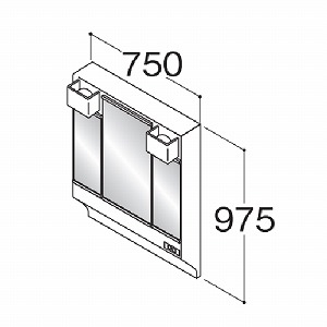 ʉϑ ϋ HVV[Y 3ʋ(Vp) Ԍ750mm nEXebN [HVM-L750LM-3B-HG] ~߃q[^[t [J[